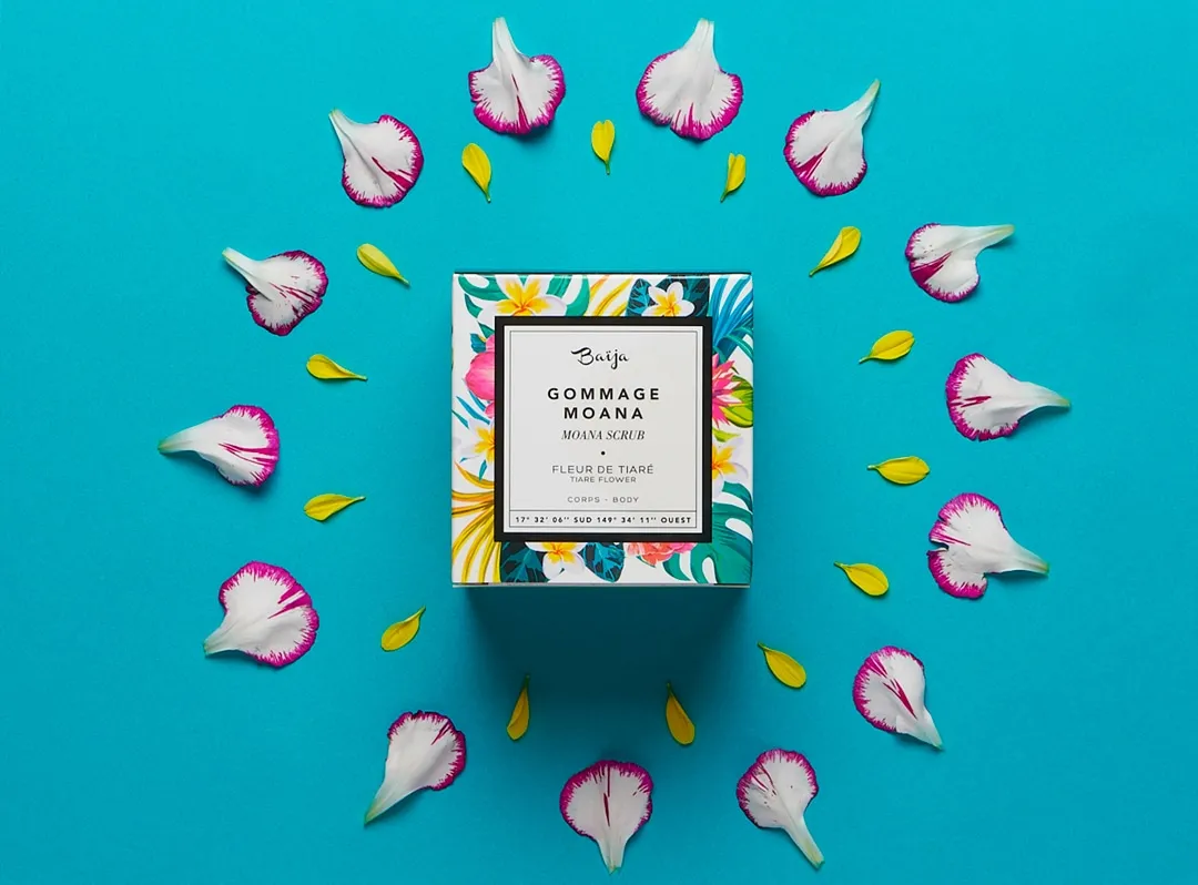 Cosmétique bleu — Packshot