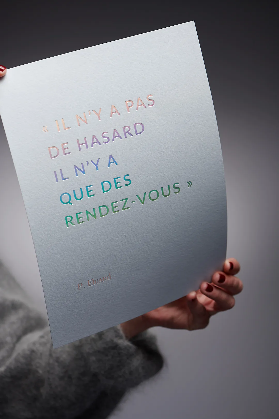 Affiche typographique — formation professionnelle Les Prémices Bordeaux