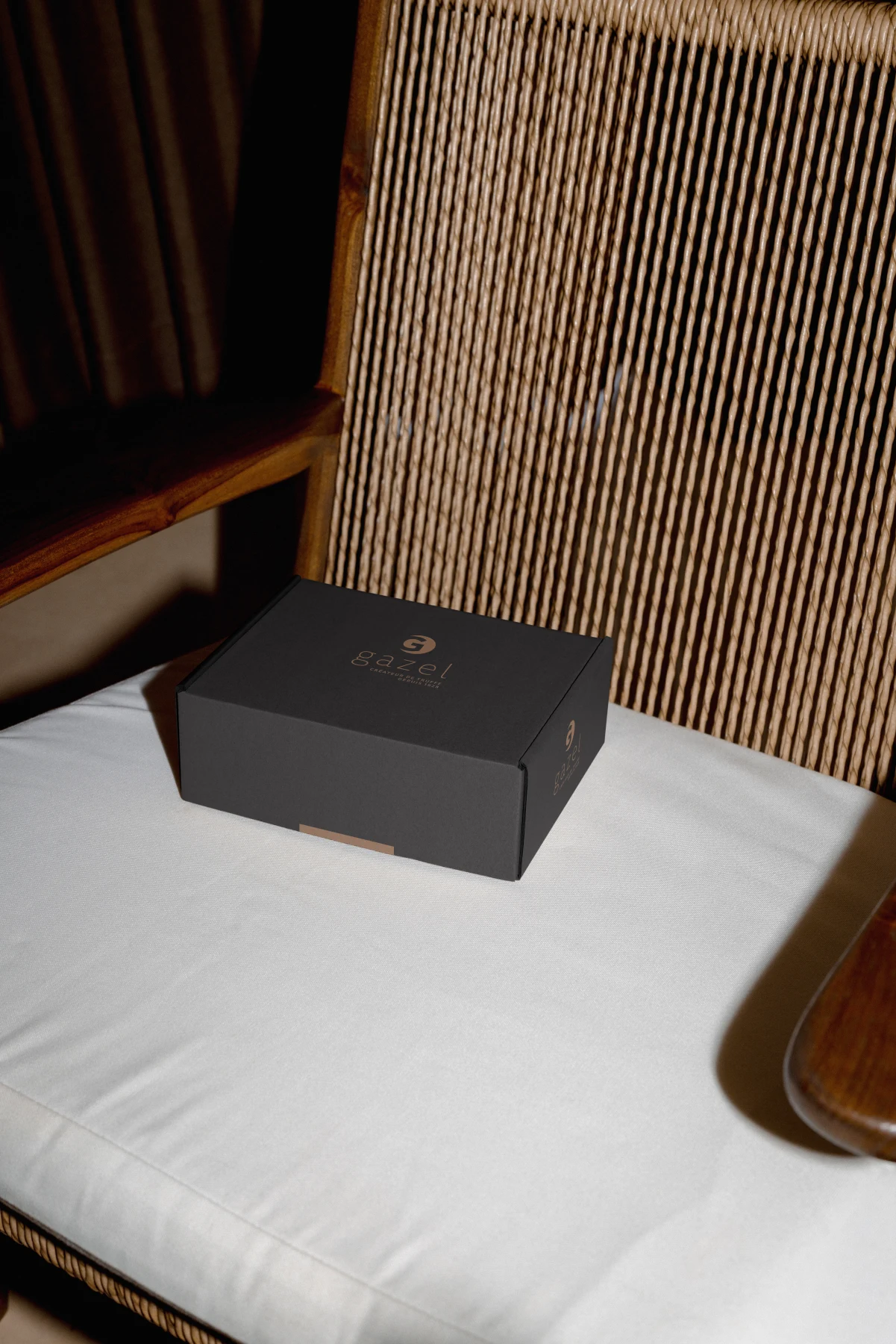 Coffret cadeau Gazel — mise en situation éditoriale